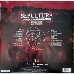 SEPULTURA & LES TAMBOURS DU BRONX – Metal Veins:Alive At Rock In Rio (LIMITED,NUMBERED,COLOURED)  2LP