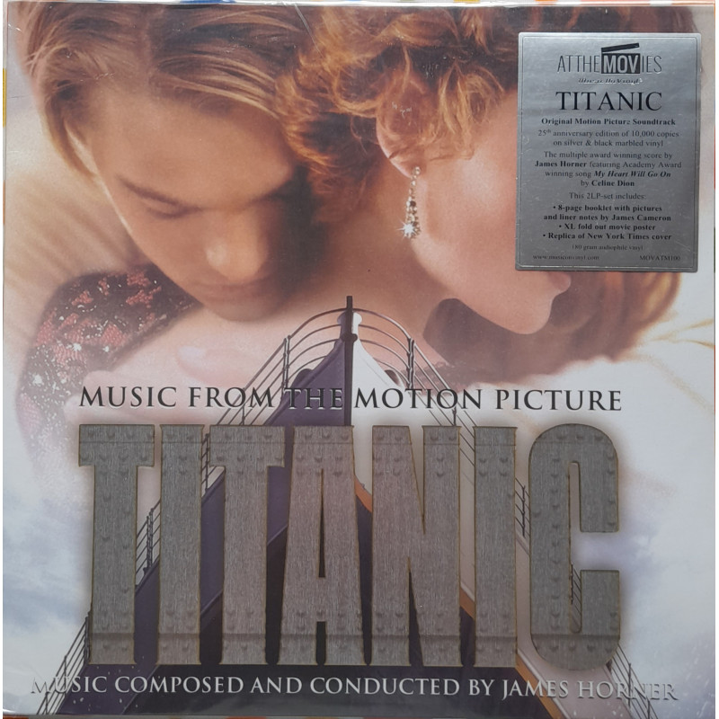 JAMES HORNER – Titanic (OST) (LIMITED, NUMBERED, COLOURED VINYL)  2LP
