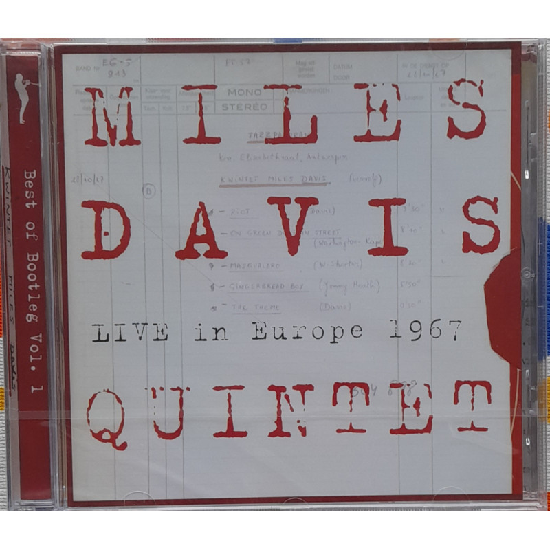 MILES DAVIS – best of bootleg vol.1:live in europe 1967  (ön kapak)