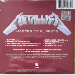 METALLICA – master of puppets
