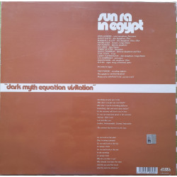 SUN RA & HIS ASTRO-INTERGALACTIC-INFINITY-ARKESTRA – Live In Egypt Vol.1 (Nature’s God) (Dark Myth Equation Visitation)