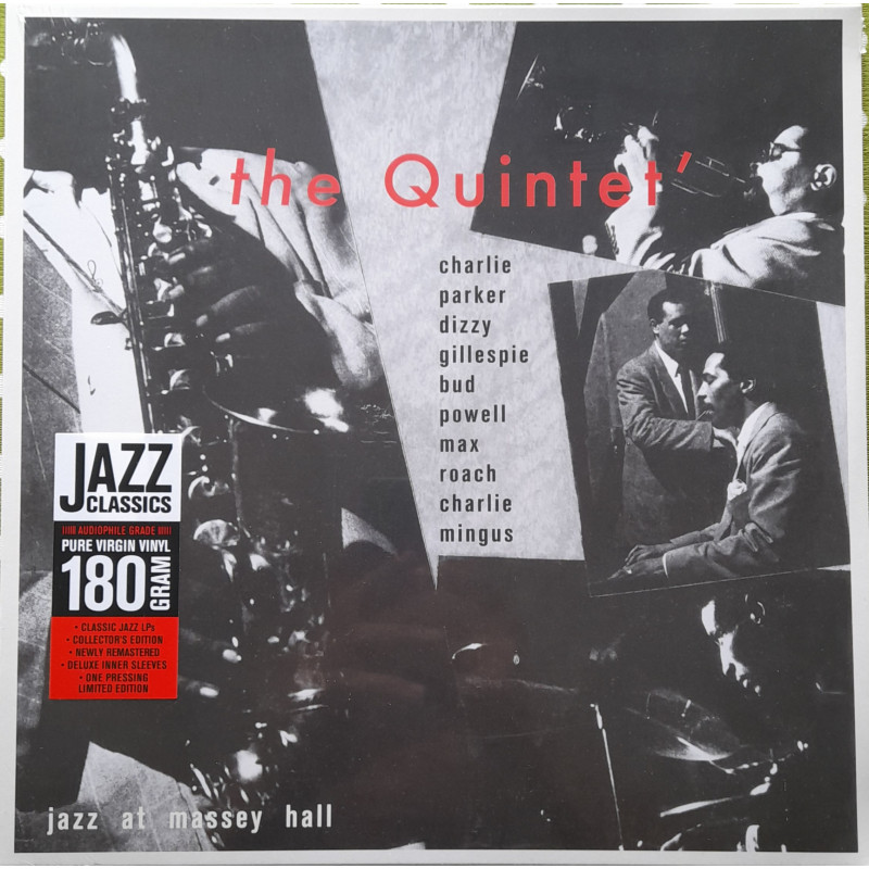 THE QUINTET: CHARLIE PARKER, DIZZY GILLESPIE, BUD POWELL, CHARLES MINGUS, MAX ROACH – Jazz At Massey Hall