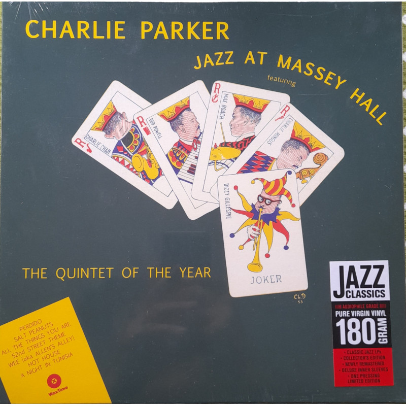 CHARLIE PARKER feat. DIZZY GILLESPIE, BUD POWELL, CHARLES MINGUS, MAX ROACH – Jazz At Massey Hall     790TL