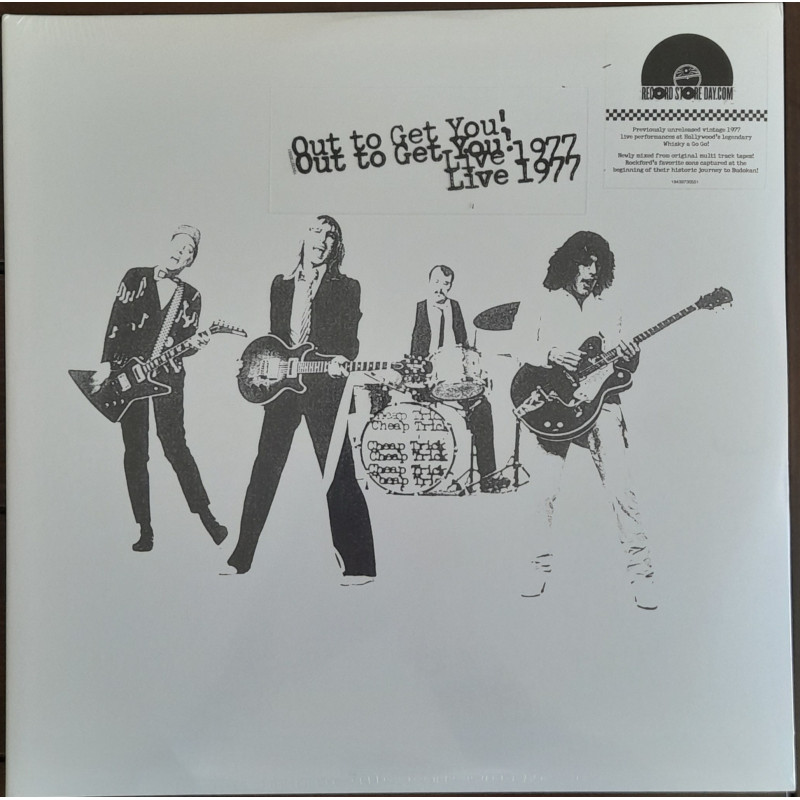 CHEAP TRICK – Out To Get You! ( Live 1977)  2LP LIMITED EDITION