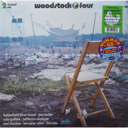 VARIOUS ARTISTS – Wodstock Four (50th.Anniversary Special Edition GREEN & WHITE VINYL)  2LP