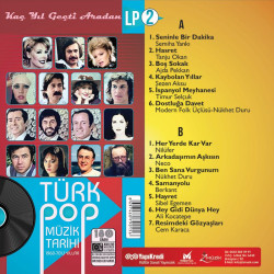 ÇEŞİTLİ SANATÇILAR - Türk Pop Müzik Tarihi 1960-1970'li yıllar vol.2 (RENKLİ PLAK)