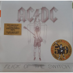 AC/DC – Flick Of The Switch (50th. Anniversary Special Edition  GOLD NUGGET VINYL)