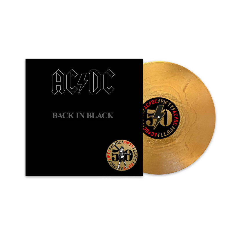 AC/DC – Back In Black (50th. Anniversary Special Edition  GOLD NUGGET VINYL)