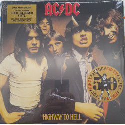 AC/DC – Highway To Hell (50th. Anniversary Special Edition  GOLD NUGGET VINYL)