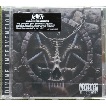 SLAYER – divine intervention     (ön kapak)