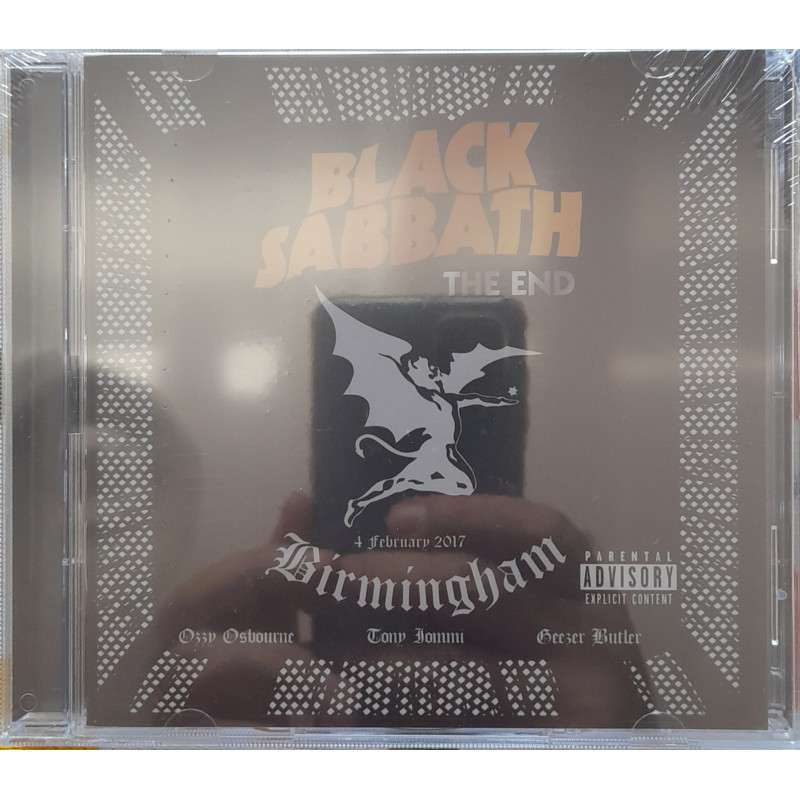 BLACK SABBATH – the end (live in Birmingham)  2CD