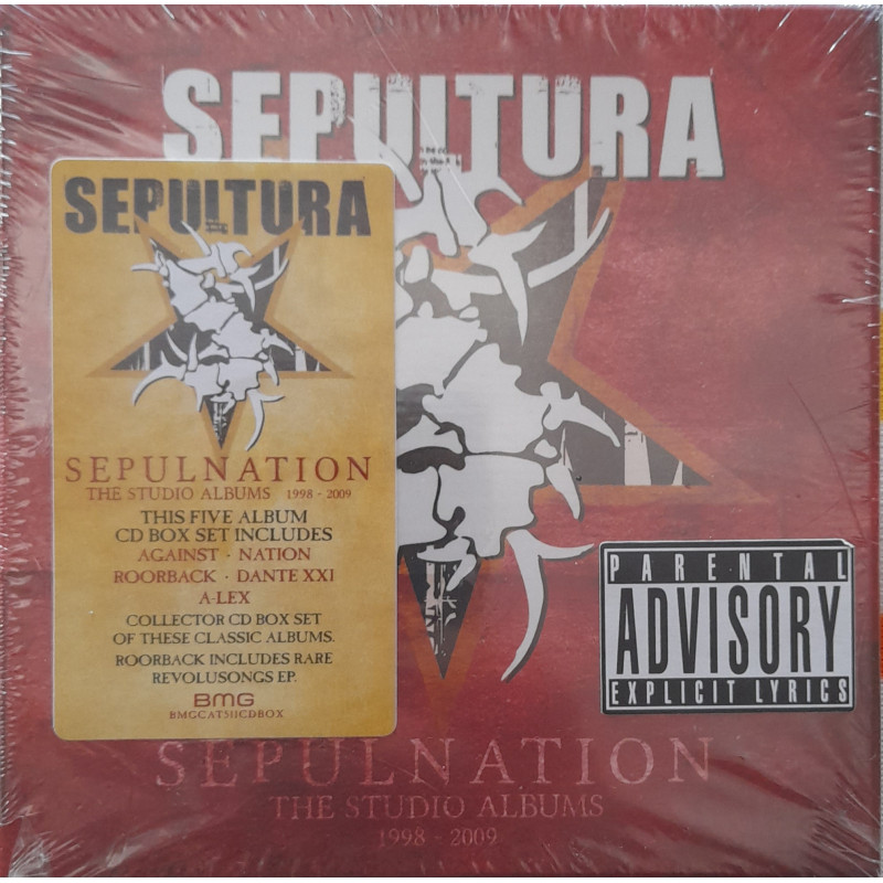 SEPULTURA – sepulnation (the studio albums 1998-2009)  5CD