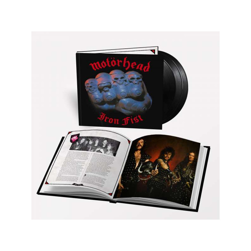 MOTÖRHEAD – Iron Fist  (40th. Anniversary, Limited,  BOOKPACK EDITION)  3LP