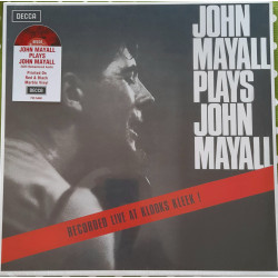 JOHN MAYALL – John Mayall Plays John Mayall (Recorded Live At Klooks Kleek!) (LIMITED EDITION RED & BLACK MARBLED VINYL)