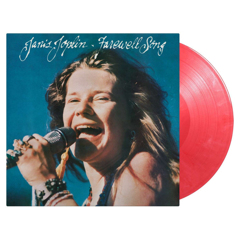 JANIS JOPLIN – Farewell Song (Limited Edition (2000 copies), Numbered, RED&WHITE MARBLED VINYL)