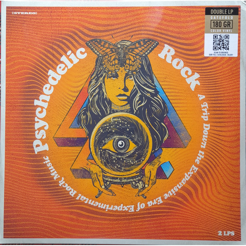 VARIOUS ARTISTS – Psychedelic Rock (LIMITED EDITION ORANGE & BLUE VINYL)  2LP