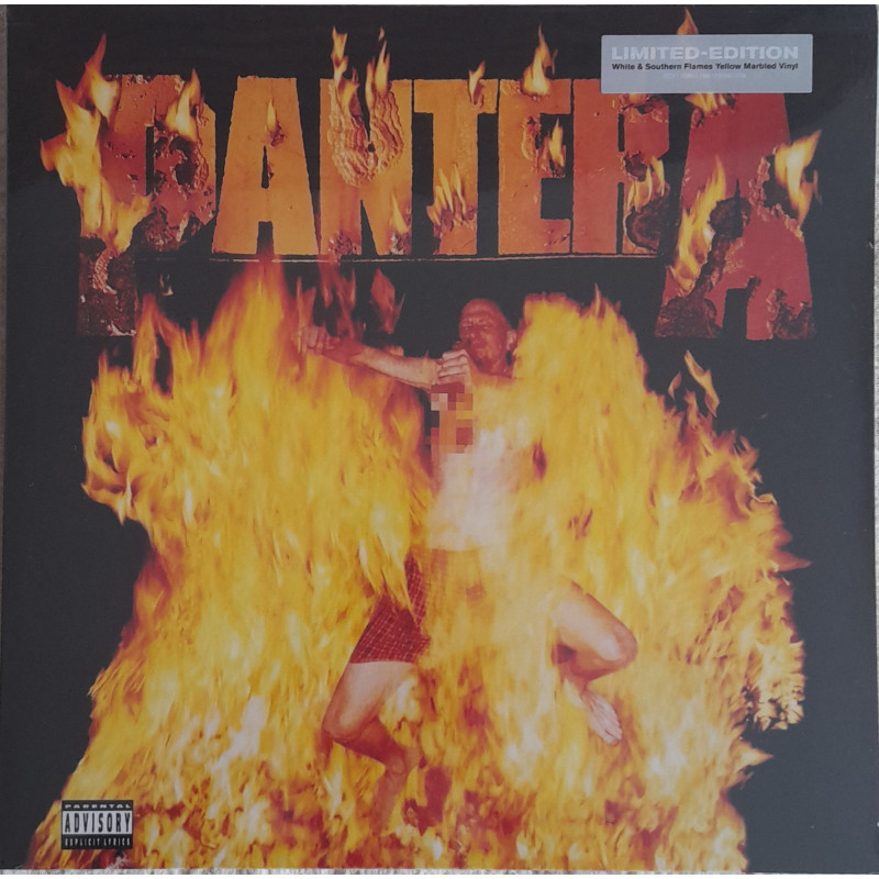 PANTERA – Reinventing The Steel (LIMITED EDITION WHITE & SOUTHERN FLAMES YELLOW MARBLED VINYL)