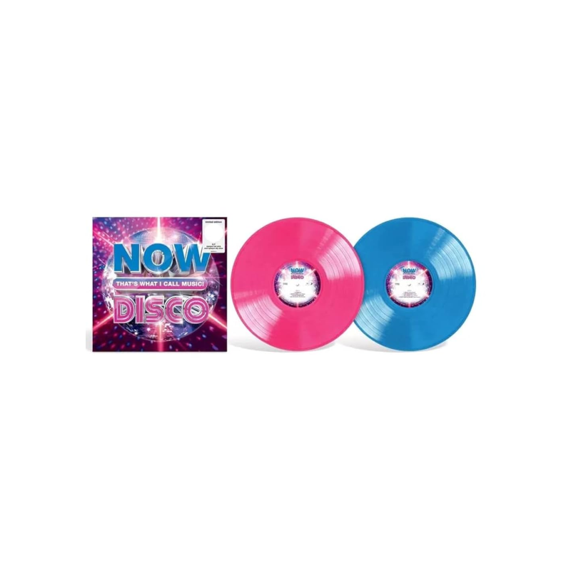 VARIOUS ARTISTS – NOW That’s What I Call Music! Disco (LIMITED EDITION OPAQUE HOT PINK & OPAQUE SKY BLUE VINYL)  2LP