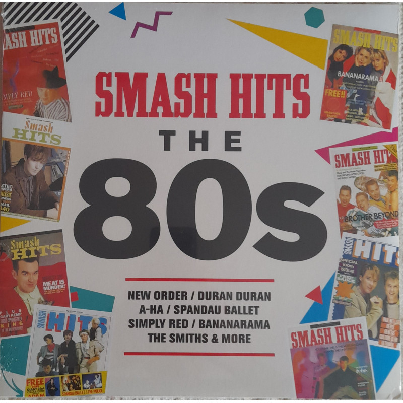 VARIOUS ARTISTS – Smash Hits The 80’s  (LIMITED EDITION RED TRANSLUCENT  VINYL)  2LP