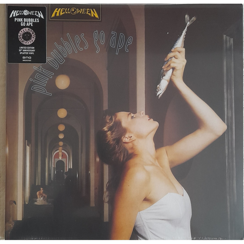 HELLOWEEN – Pink Bubbles Go Ape (30th.Anniversary LIMITED EDITION PINK with BLACK SPLATTER VINYL)