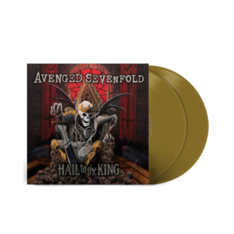 AVENGED SEVENFOLD – Hail To The King  (10th. Anniversary, LIMITED EDITION GOLD VINYL)  2LP