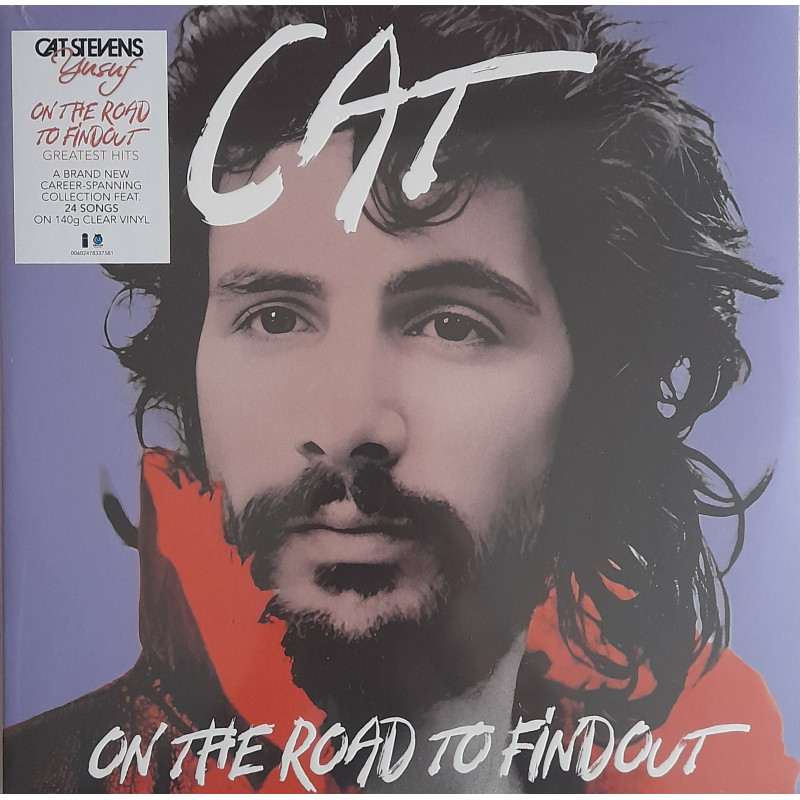 CAT STEVENS – On The Road Findout:Greatest Hits (LIMITED EDITION CLEAR VINYL)  2LP