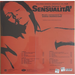 ENNIO MORRICONE – Quando L’amore E Sensualita  2LP
