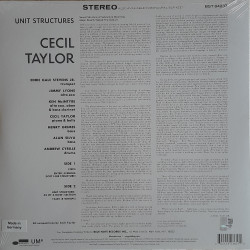 CECIL TAYLOR – Unit Structures