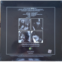 THE BEATLES – Let It Be     (arka kapak)