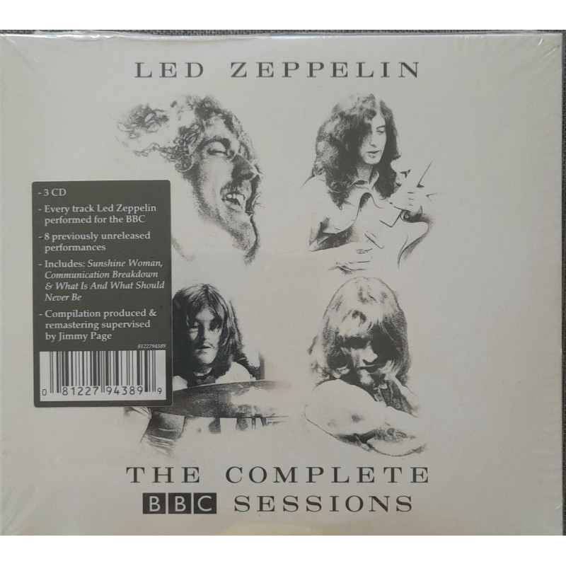 LED ZEPPELIN – the complete bbc sessions  3CD