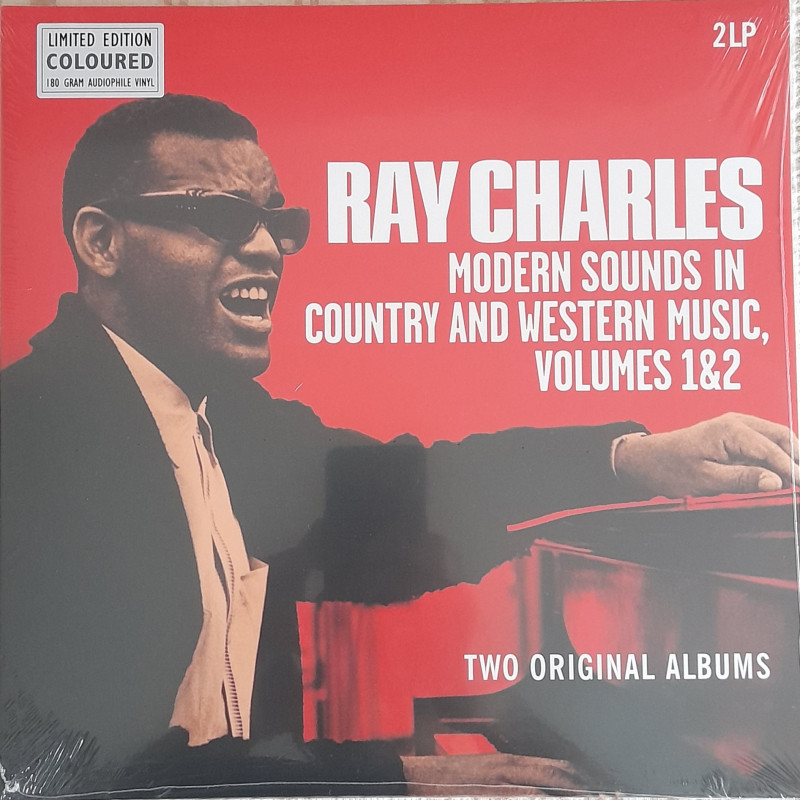 RAY CHARLES – Modern Sounds In Country And Western Music, Volume 1&2 (LIMITED EDITION RED VINYL)  2LP