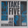 VARIOUS ARTISTS – Take Five/Great Jazz Instrumentals (LIMITED EDITION CRYSTAL CLEAR WHITE VINYL)  2LP