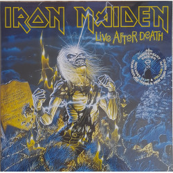 IRON MAIDEN – Live After Death (40th.ANNIVERSARY LIMITED EDITION BLUE & YELLOW VINYL)  2LP