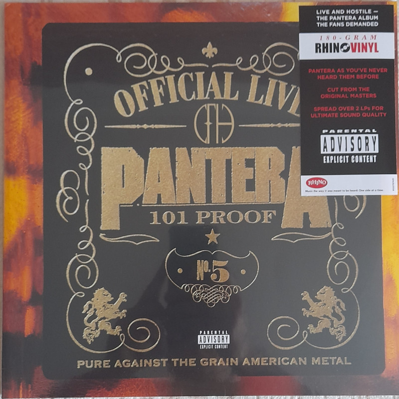 PANTERA – Official Live:101 Proof   2LP