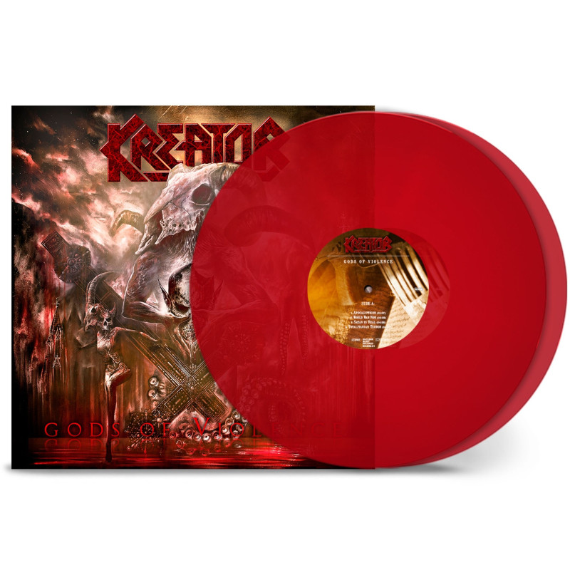 KREATOR – Gods Of Violence (LIMITED EDITION  TRANSPARENT RED  VINYL)  2LP