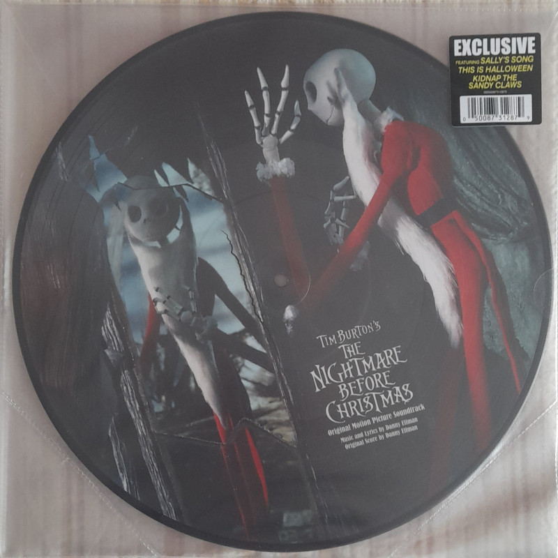 DANNY ELFMAN – Tim Burton’s The Nightmare Before Christmas   (OST) (LIMITED EDITION PICTURE DISC)  2LP
