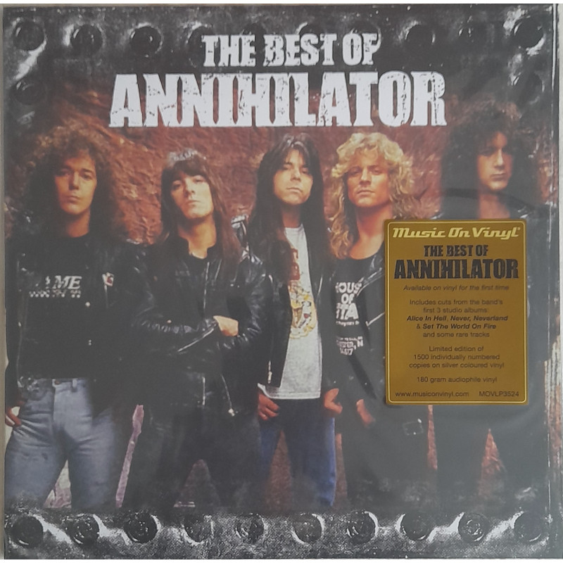 ANNIHILATOR – Best Of  (LIMITED EDITION (1500 copies), NUMBERED, SILVER VINYL)  2LP