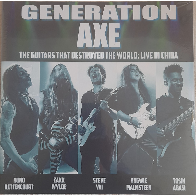 GENERATION AXE – Guitars That Destroyed The World:Live In China (CLEAR/BLUE/GREEN SPLATTER) 2LP