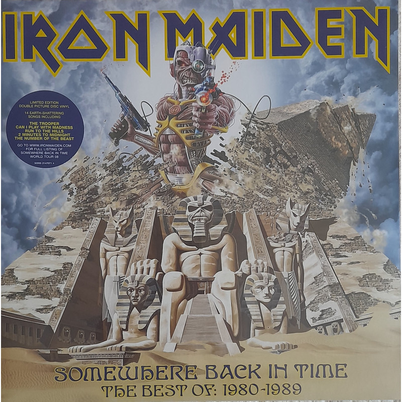 IRON MAIDEN – Somewhere Back In Time (The Best Of 1980-1989) (LIMITED EDITION PICTURE DISC)  2LP