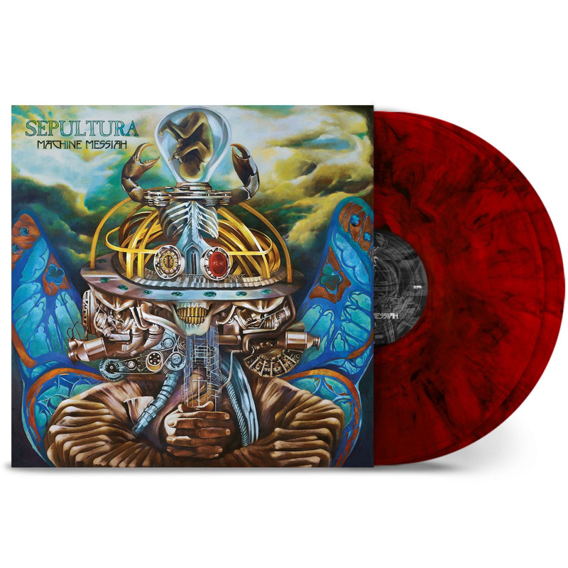 SEPULTURA – Machine Messiah (LIMITED EDITION RED BLACK MARBLED VINYL)  2LP