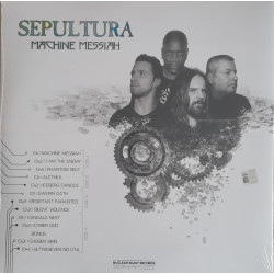 SEPULTURA – Machine Messiah (LIMITED EDITION RED BLACK MARBLED VINYL)  2LP