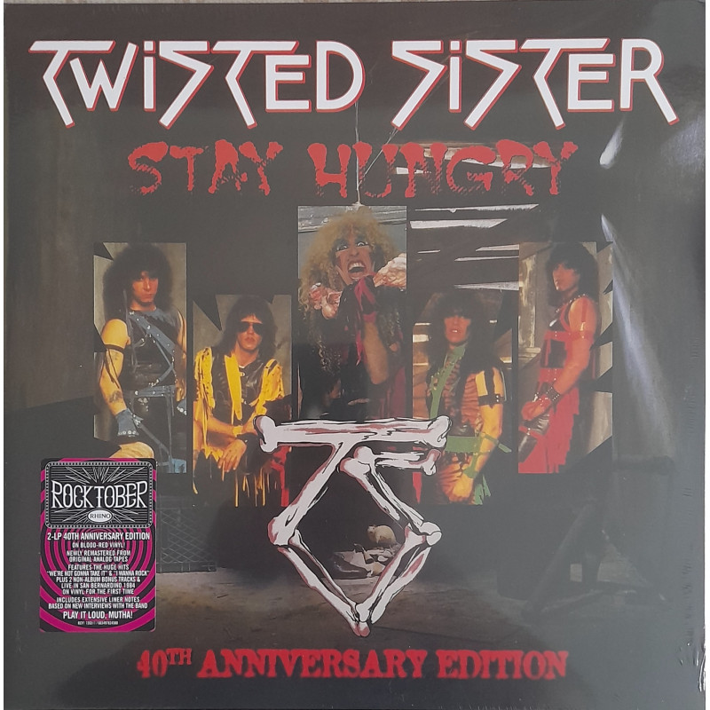TWISTED SISTER – Stay Hungry (LIMITED EDITION BLOOD-RED VINYL)  2LP