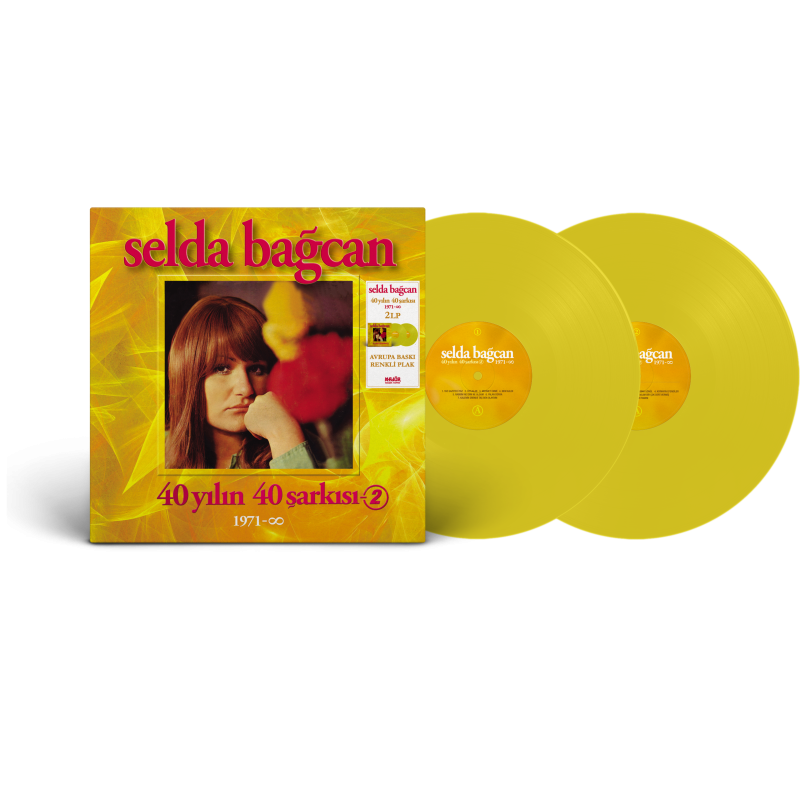 SELDA BAĞCAN - 40 Yılın 40 Şarkısı Vol.2 (Sarı Plak)  2LP