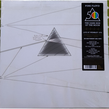 PINK FLOYD – The Dark Side Of The Moon (Live At Wembley ’74) (ön kapak)