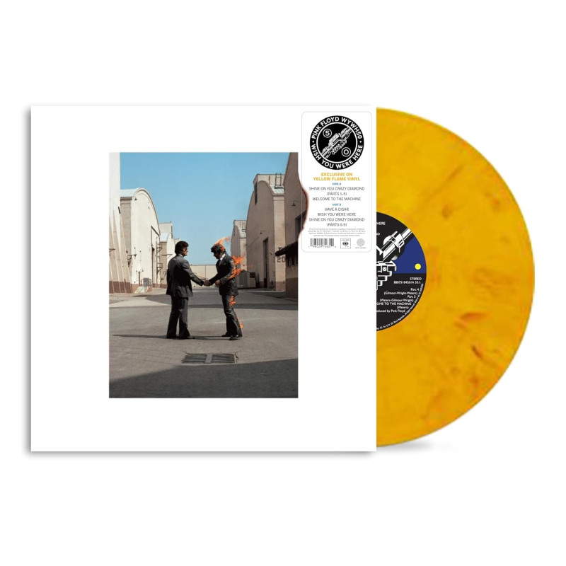 PINK FLOYD – Wish You Were Here (50th.ANNIVERSARY LIMITED EDITION YELLOW FLAME VINYL)