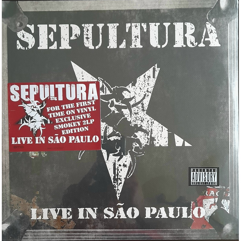 SEPULTURA – Live In Sao Paulo (LIMITED EDITION SMOKEY VINYL)  2LP