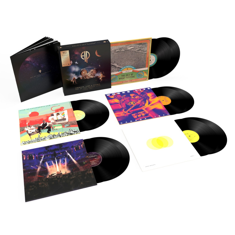 EMERSON, LAKE & PALMER – Out Of This World:Live (1970-1997) LIMITED DELUXE EDITION 10LP BOXSET