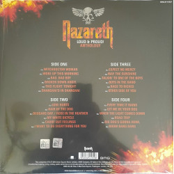 NAZARETH – Loud & Proud! Anthology (RED, ORANGE VINYL)  2LP
