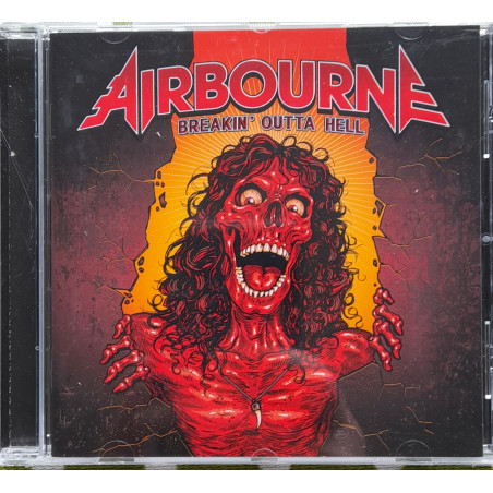 AIRBOURNE – breaking outta hell  (ön kapak)