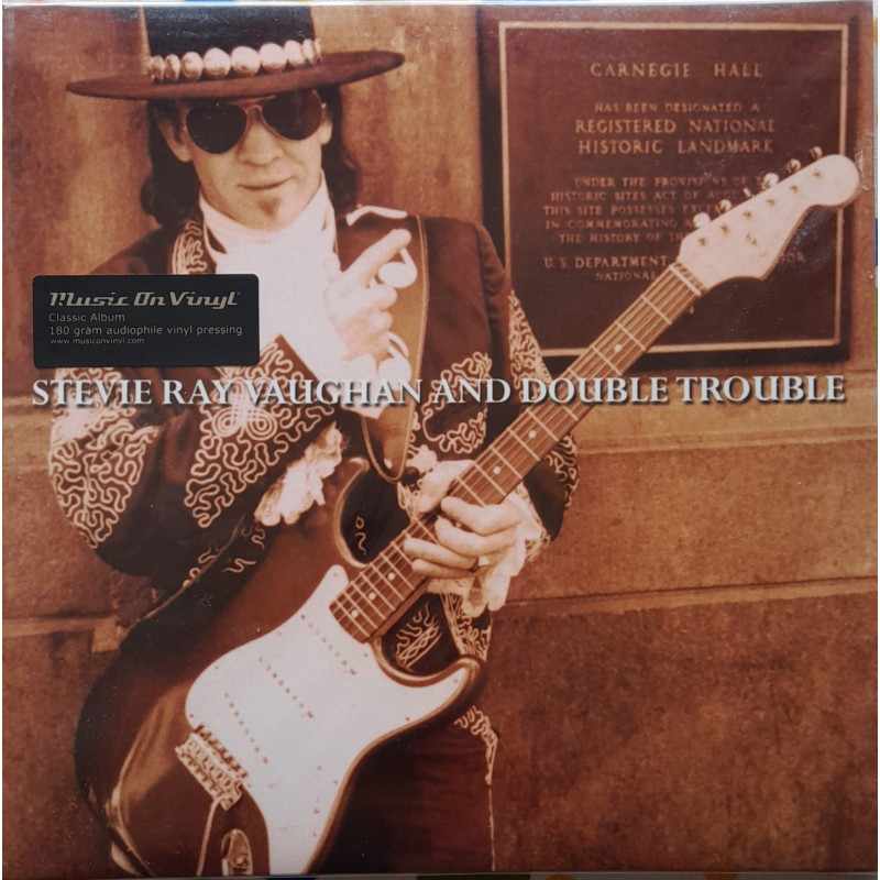 STEVIE RAY VAUGHAN & DOUBLE TROUBLE – Live At Carnegie Hall (ön kapak)